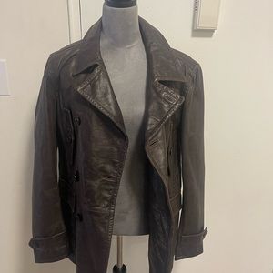VINCE MEN’S LEATHER JACKET